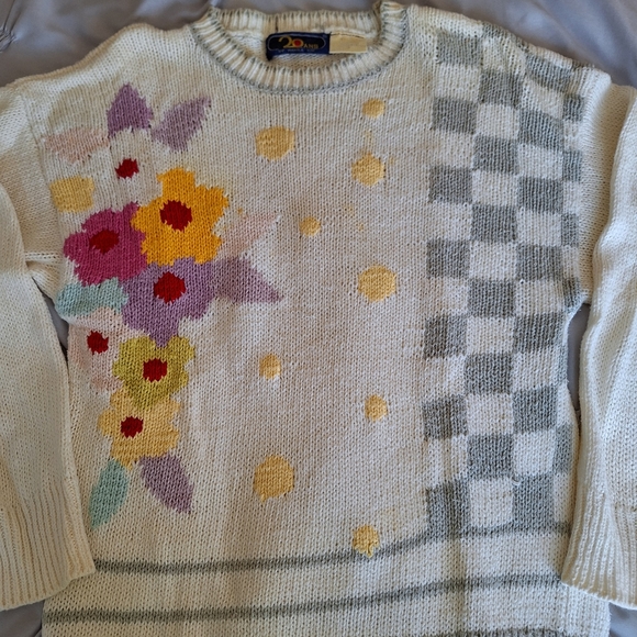 Vtg 80's 20 ANS Women's Sweater - Picture 2 of 5